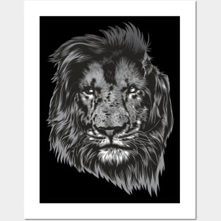 Cool Artwork Lion Design Posters and Art